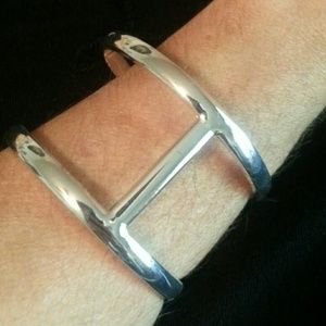 Sterling Forever silver plated cuff bracelet